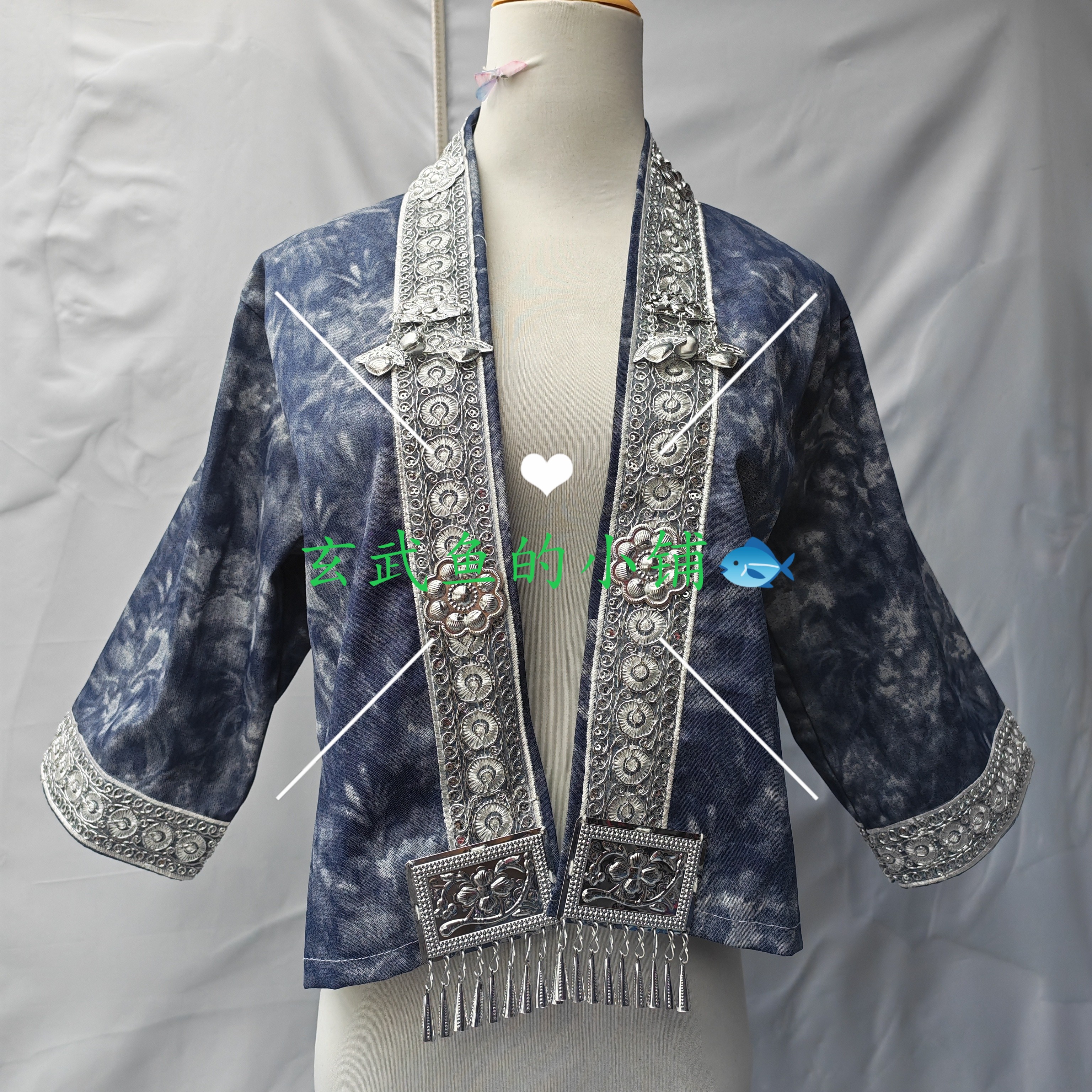 苗族服装女成人外套少数民族服饰云南千古苗寨旅拍舞蹈演出服上衣