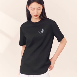 T恤530092 涂鸦印花圆领休闲短袖 42236BE 2026夏新款 A家正品