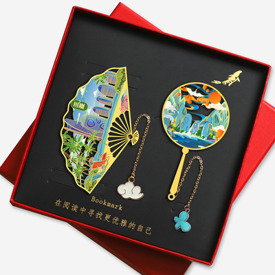 海南三亚金属书签创意设计椰子岛蜈支洲岛纪念品送朋友礼物礼品