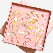 故宫文创猫咪纪念品猫咪金属书签女生高档精致创意小礼品古典