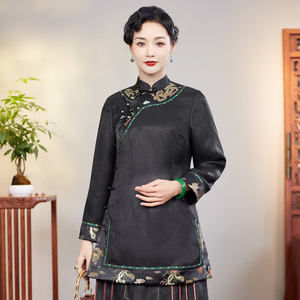 复古中国风女装唐装品牌香云纱