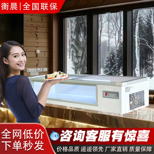 三轮车移动冰柜摆摊冰箱专用烧烤熟食串串卤菜台式冷藏保鲜展示柜