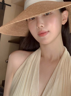 经典超绝气质复古性感度假风挂脖连体泳衣仙女风包臀裙修身显瘦