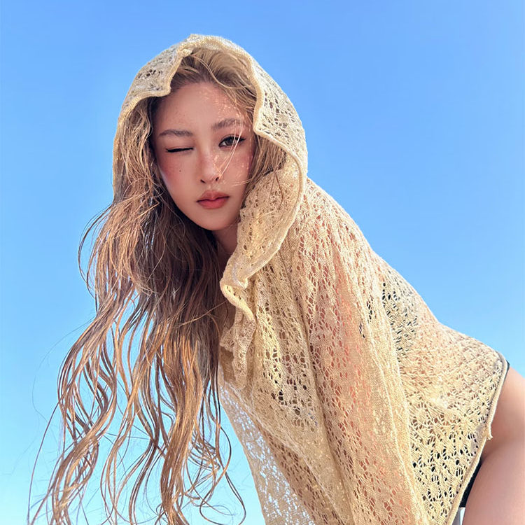 【罩衫比泳衣贵】黑色性感辣妹抹胸比基尼套装女海边度假风泳衣