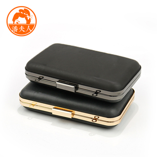 潘夫人带手挽盒子口金包配件手工diy材料包方形五金自制大容量女