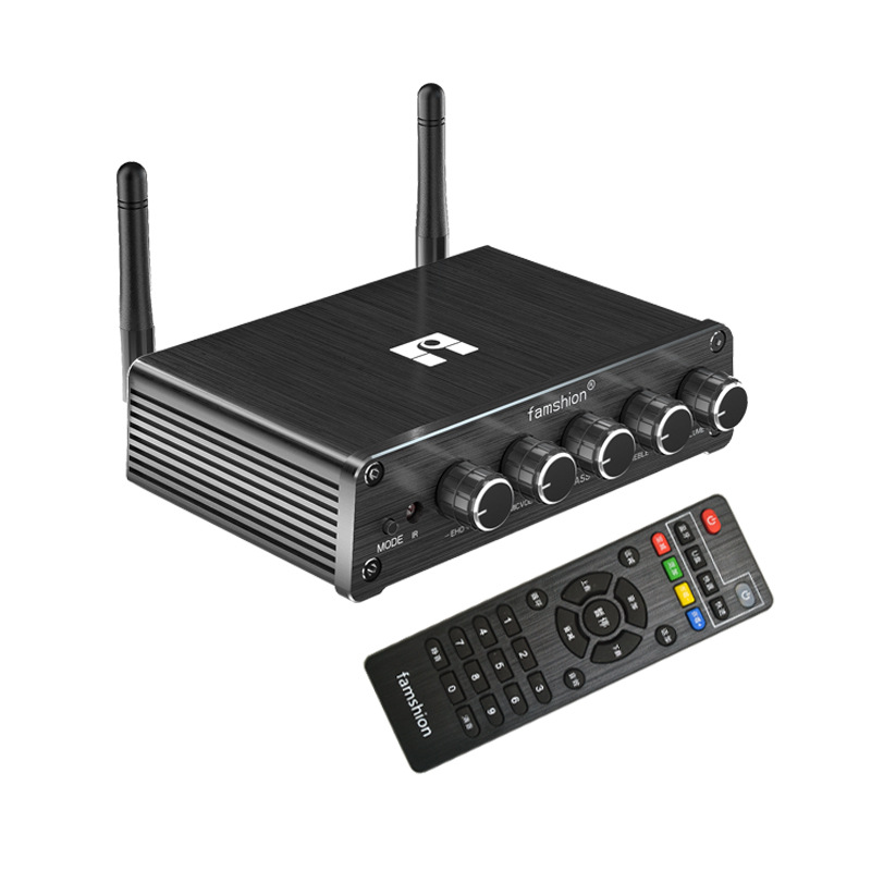 Famshion/梵声 D98无损蓝牙音频接收器5.2秒变卡拉OK低音炮音响