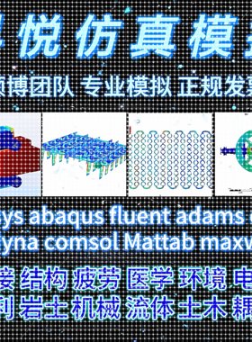 代做ansys/hfss/fluent/zemax/cfd/Lsdyna/comsol/Matlab子程序