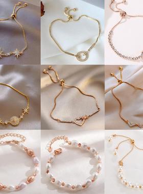 Girl love bracelet fashion pearl boudoir gift少女甜美手链