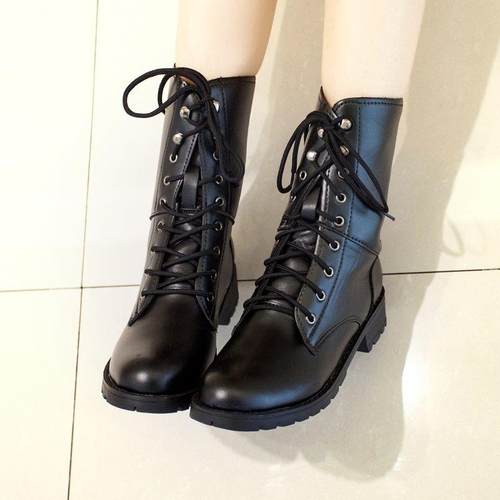 women boots martin boots winter shoes big size 41 42大码女靴