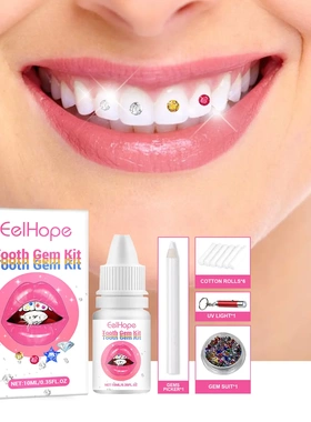 Tooth Gemstone Kit Hip Hop Style Encrusted Diamond Jewellery
