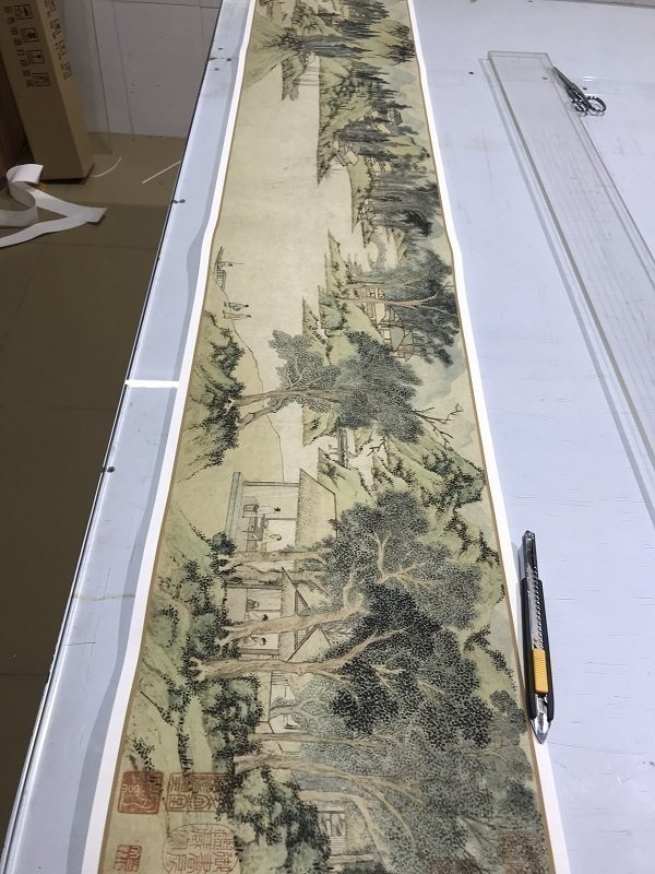 文徵明浒溪草堂图古画微喷