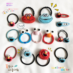 ins网红发圈日本女童卡通可爱眼睛发圈林小宅同款扎发头绳潮皮筋