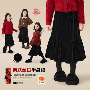 儿童毛衣2026新款女童冬装过年红色超好看儿童新年衣服冬季厚外套