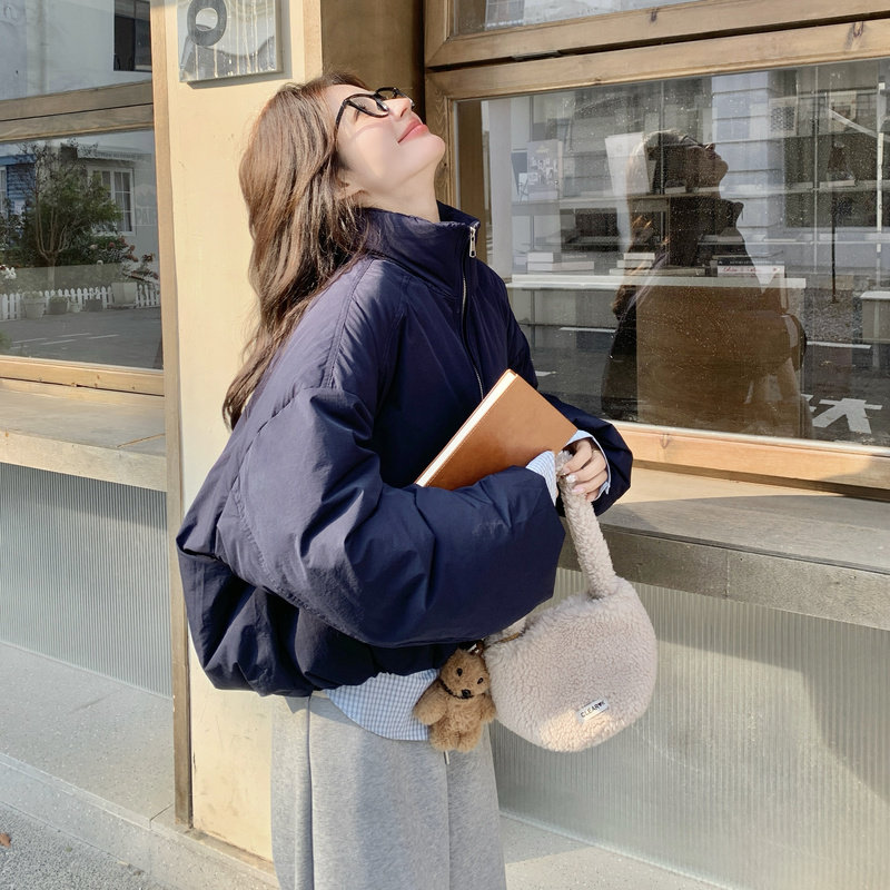 25冬全新2b227衬衫假两件90羽绒服362P325K488,女装棉衣/棉服,2B227