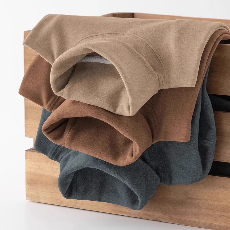 半长袖衫内衣秋衣高领德绒加厚男士加绒订单出口保暖撤回外贸打底