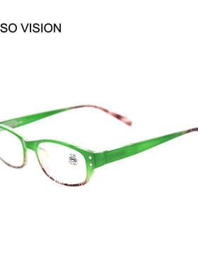 塑胶老花镜女士小框老奶奶阅读小眼镜架弹簧圆形潮批175100