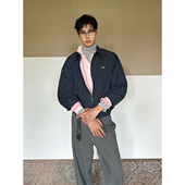 TRENDYWU 尼龙撞色立领干练行政日常休闲夹克 智性 时尚 静奢