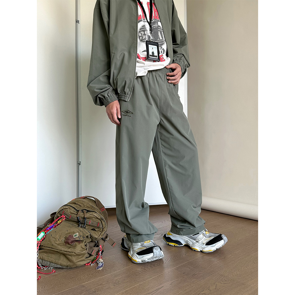 刺绣机能宽松工装户外新品运动裤