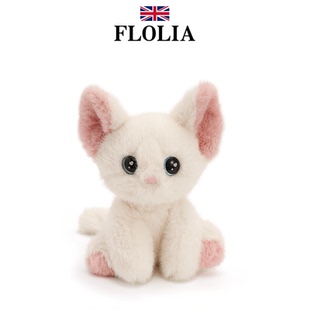 英国Flolia小猫抱枕猫咪玩偶可爱猫猫毛绒玩具公仔布娃娃生日礼物