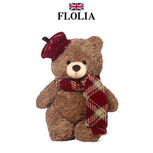 英国FLOLIA新年小熊妮娜公仔玩偶