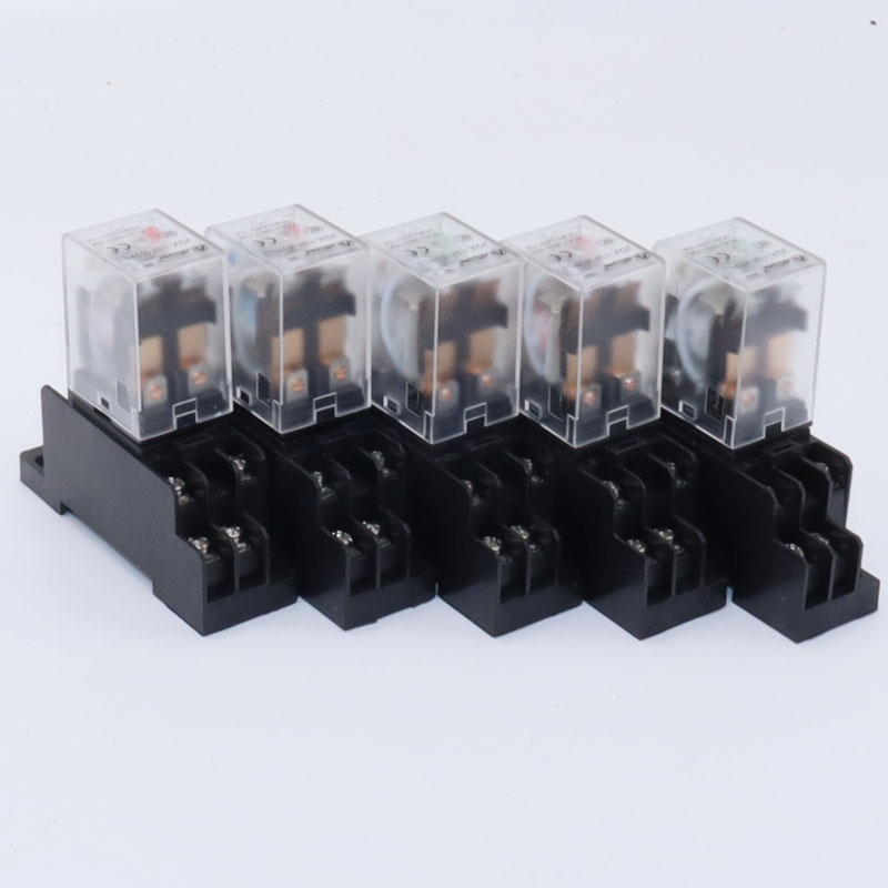 JQX-13F 大8脚10A110VAC小型中间继电器hh62pl 220V/DC24V/12/36V