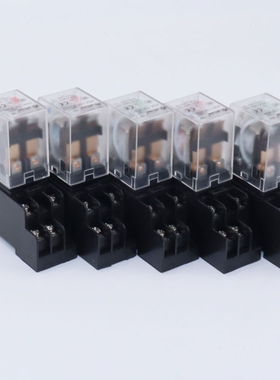 JQX-13F 大8脚10A110VAC小型中间继电器hh62pl 220V/DC24V/12/36V