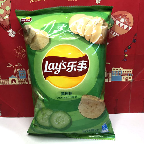 临期特价Lays乐事黄瓜味薯片40g膨化食品休闲零食小吃