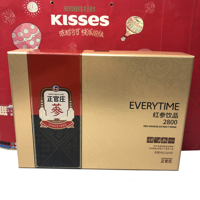 临期清仓 韩国品牌红参饮品2800滋养补品400g(10gx40包)送长辈