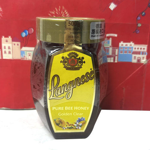 临期清仓 德国进口琅尼斯天然多花种蜂蜜500g传统滋补营养冲饮