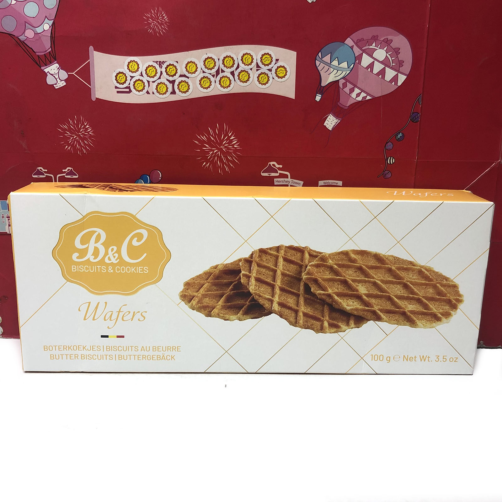 临期特价 比利时进口芙罗玛Forum华夫薄脆饼干100g盒装下午茶点心