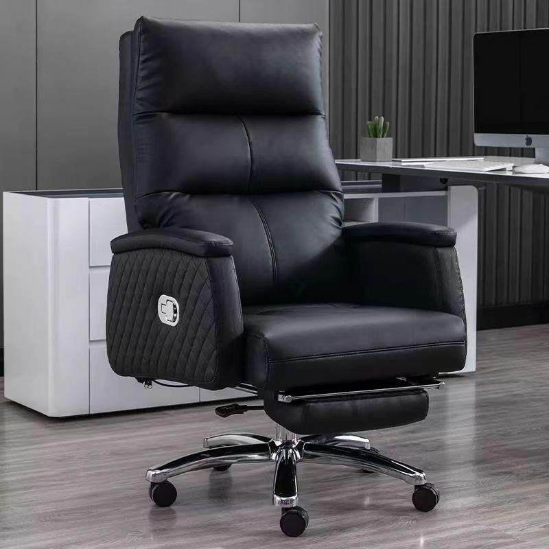 老板椅舒适久坐可躺真皮大班椅