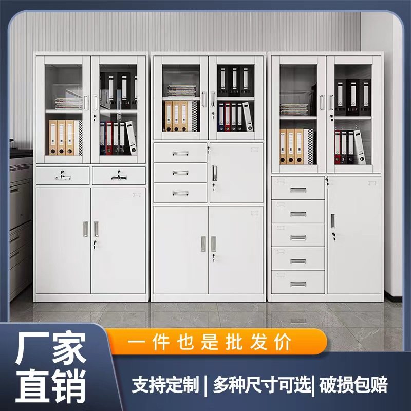 沈阳铁皮柜文件柜办公柜卷柜书柜档案柜凭证钢柜带锁储物柜存包柜