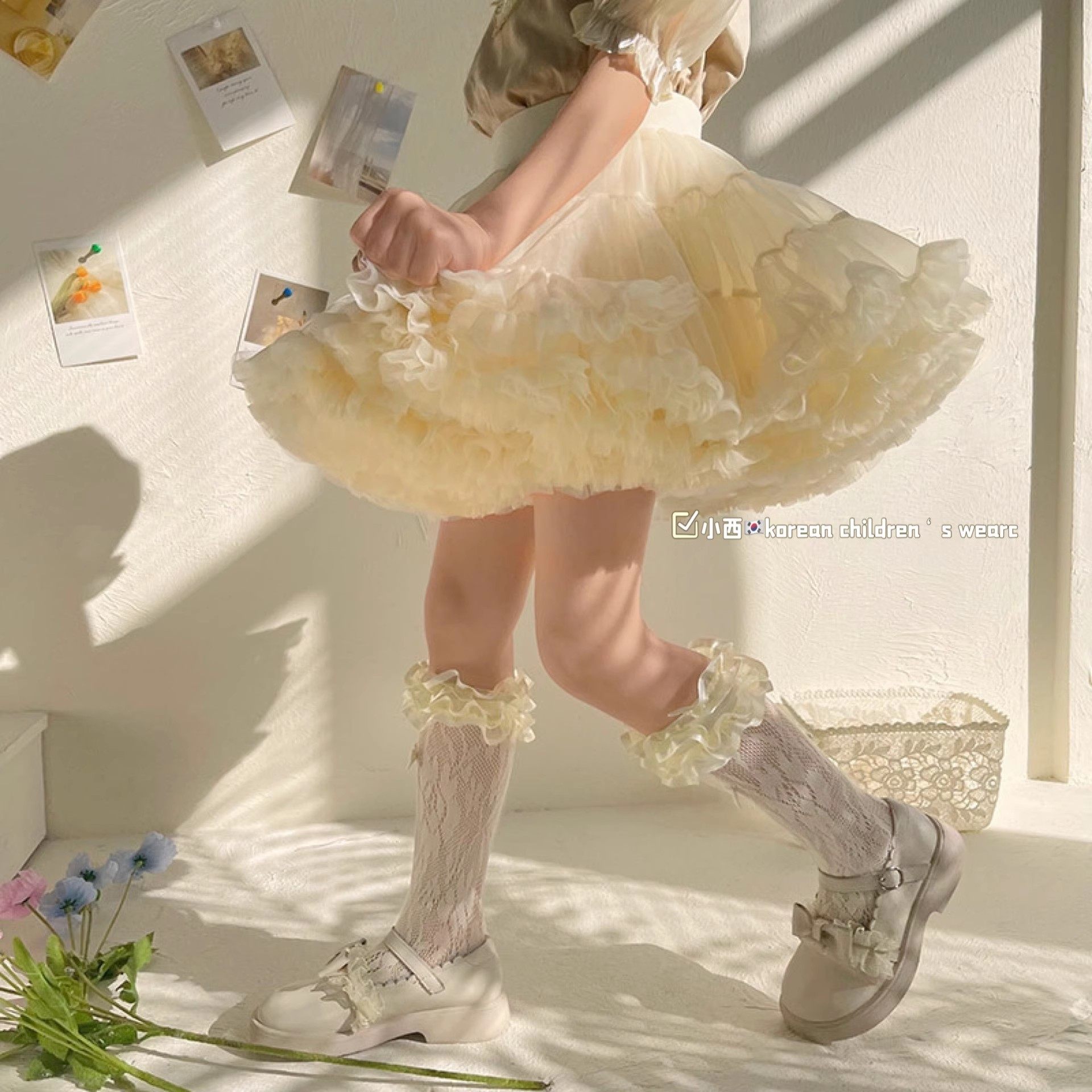 女宝tutu裙网纱加蓬大蓬版本兔兔裙奶杏色突突裙奶油色芭蕾公主裙,童装/婴儿装/亲子装,半身裙,淘宝优惠券,粉丝福利购,淘宝优惠卷