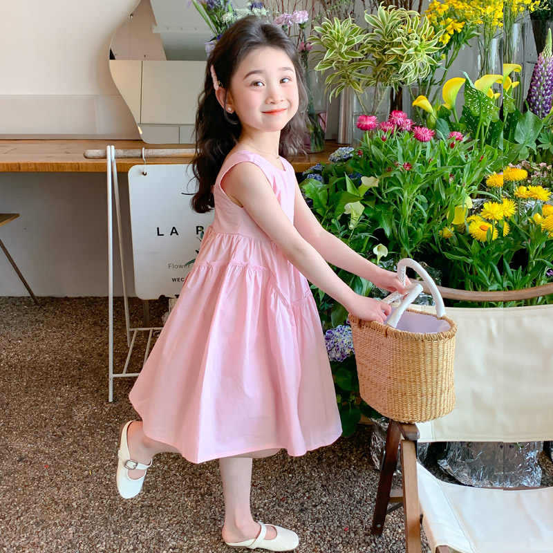 女童连衣裙夏季儿童背心裙新款