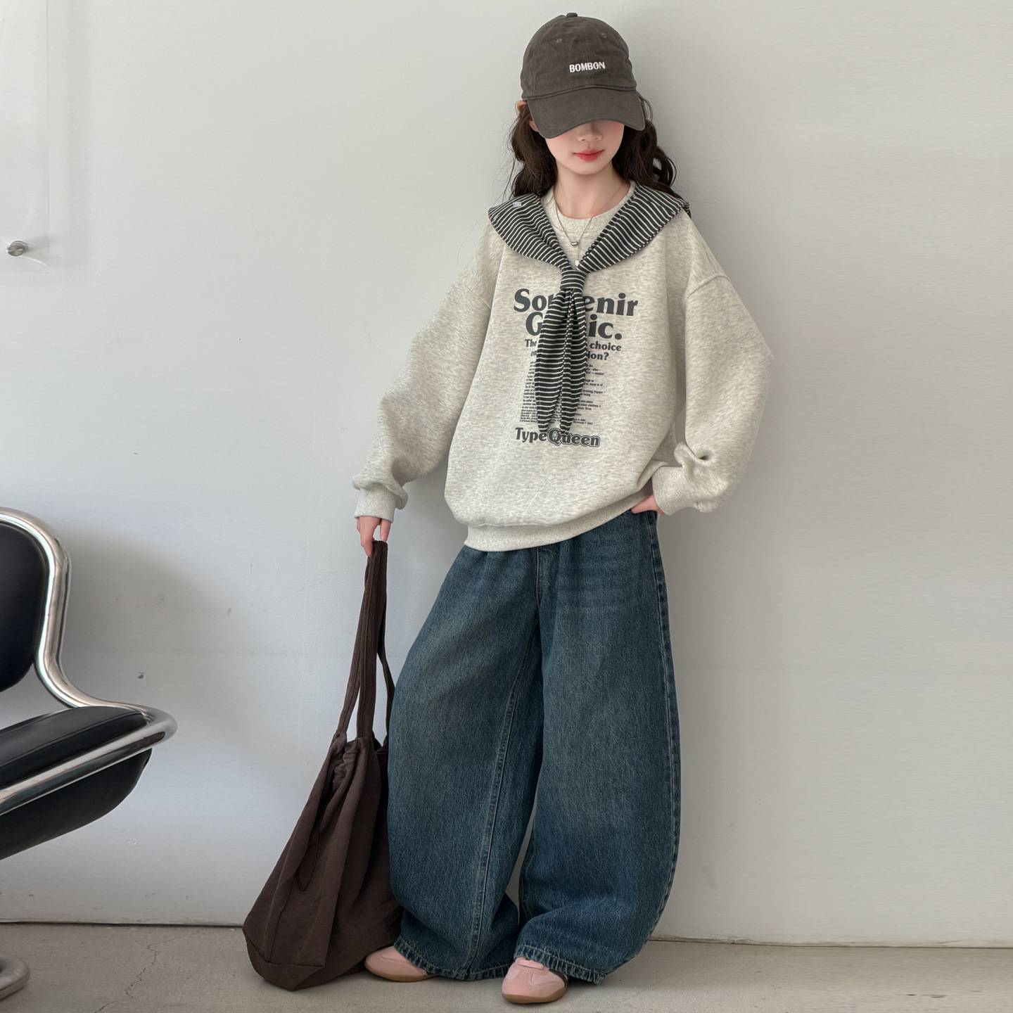 女童秋装卫衣套装2026新款洋气