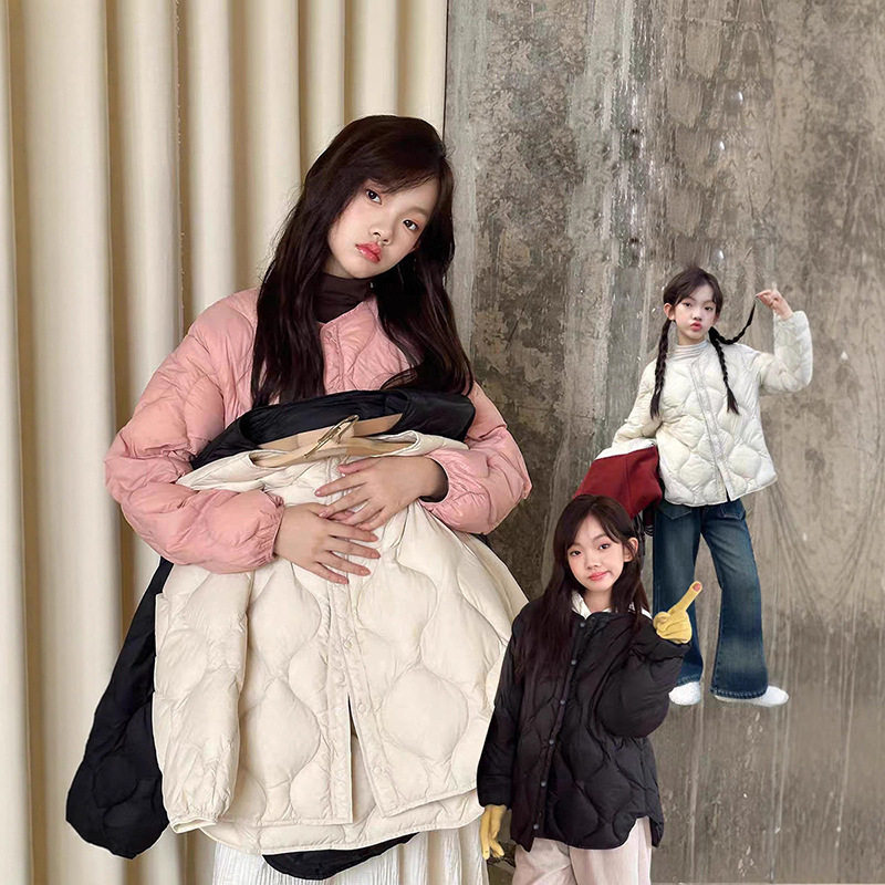 女孩冬天小暖炉冬季宽松内搭棉服百搭休闲保暖棉衣女童保暖内胆