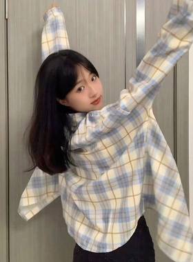 新款秋季女童衬衫薄款中