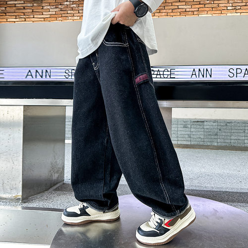 男童牛仔裤春秋款2026新款儿童装