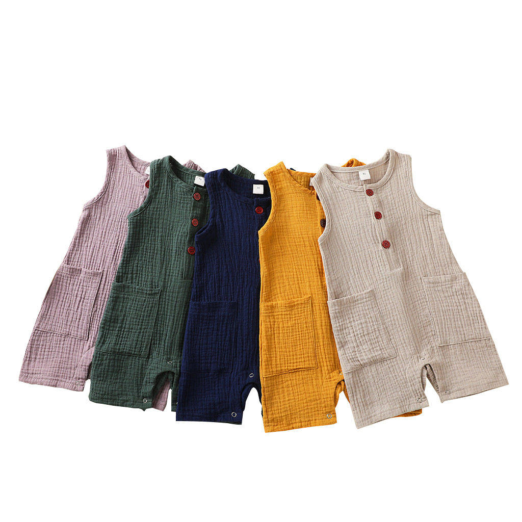 summer baby boys girls romper toddler kids playsuit jumpsuit