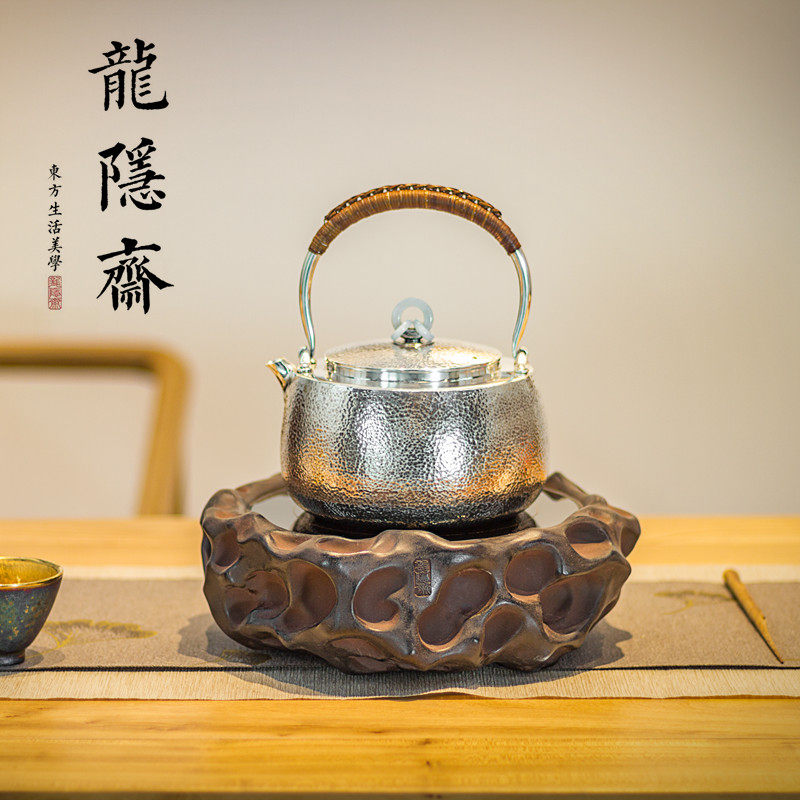Longyinzhai Electric Ceramics Furnace, Smart Mini Desktop Retro Tea Cooker, Old Rock Mud, Tea Cooker, Silent Home