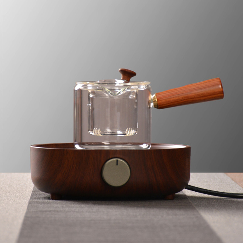 New product: Elong Home Simple Mini Tea Cooking Electric Ceramic Stove Small Steel Cannon Temperature Sensing Glass Teapot Tea Stove