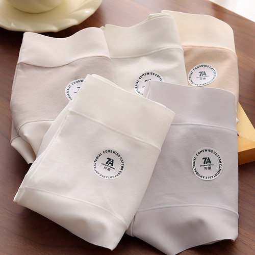 舒适度天花板80支中腰女纯棉内裤