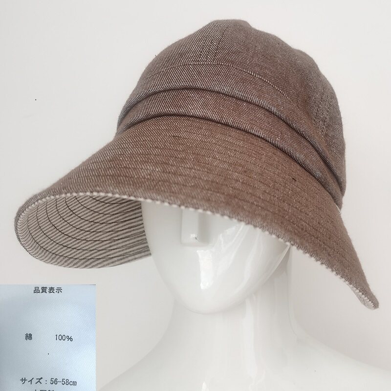 夏天女士全棉可调节遮阳鸭舌帽子