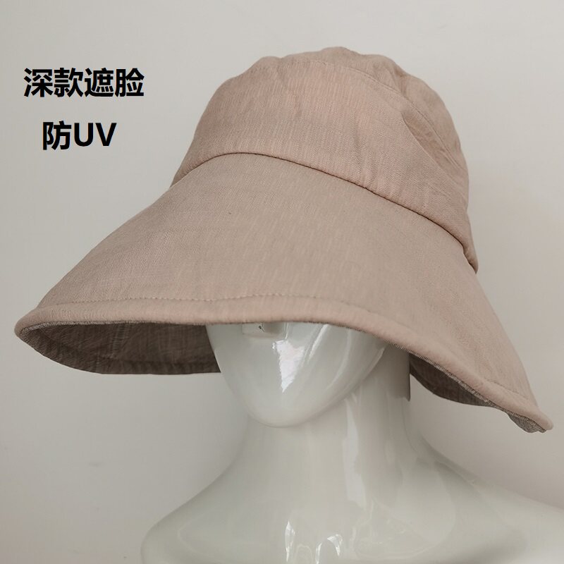 夏天防紫外线宽檐遮阳帽子