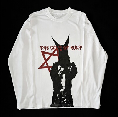 Kult原创设计playboicarti人像春秋款长袖T恤夏季薄款透气上衣