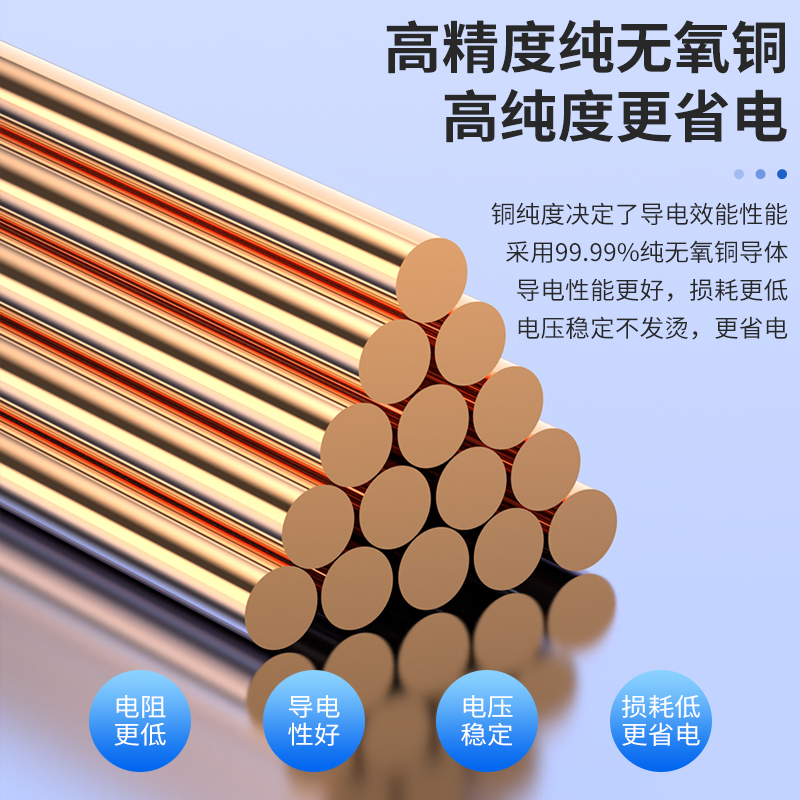 纯铜电缆RVV护套线2 3 4芯0.5 0.75 1.0 1.5 2.5 4 6平方电源线
