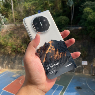 华为Matex5折叠手机壳创意风景油画华为matex3半包超薄外壳matex5 外套情侣男女散热磨砂2 x3典藏版 适用边框式