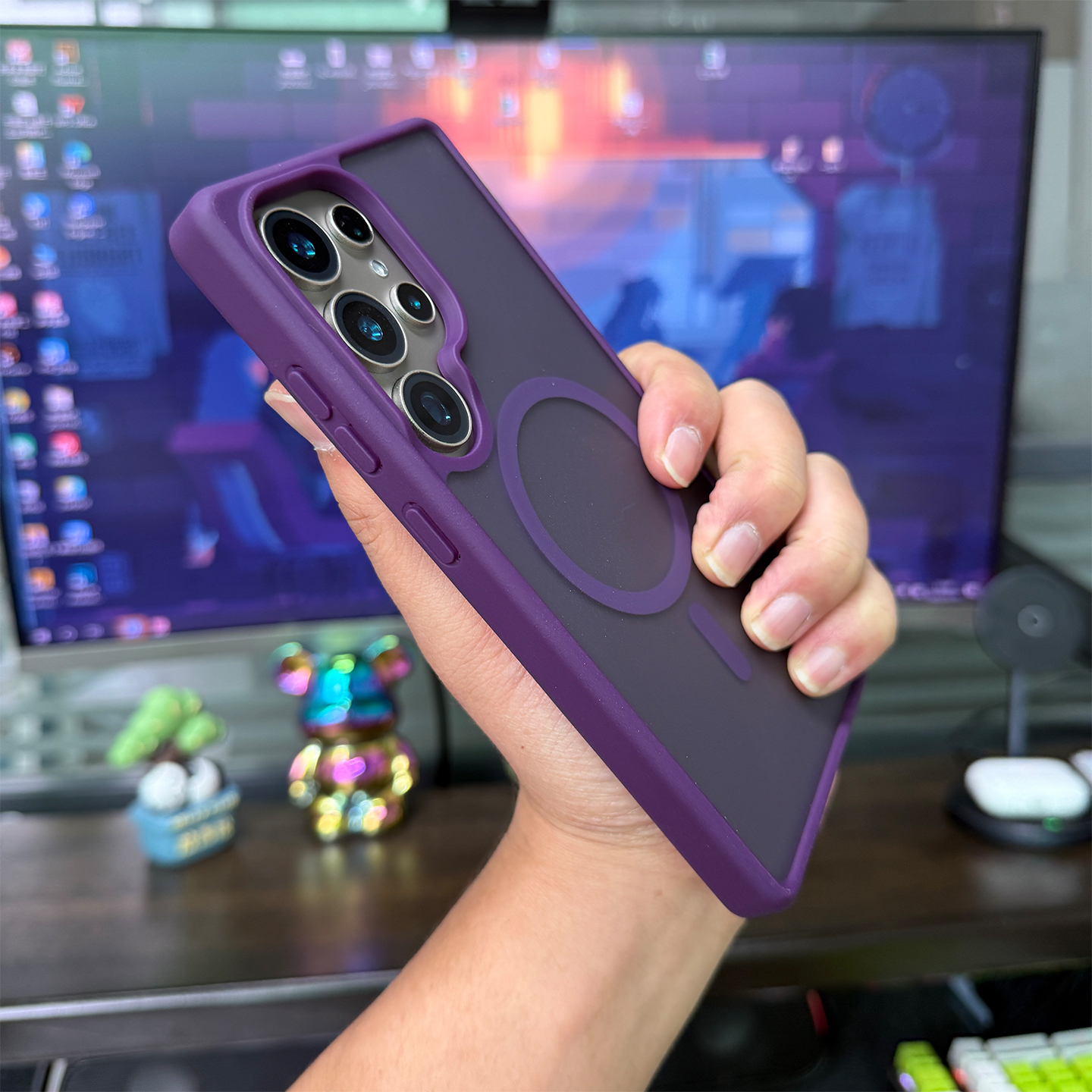 适用于三星s25Ul手机壳磨砂防滑