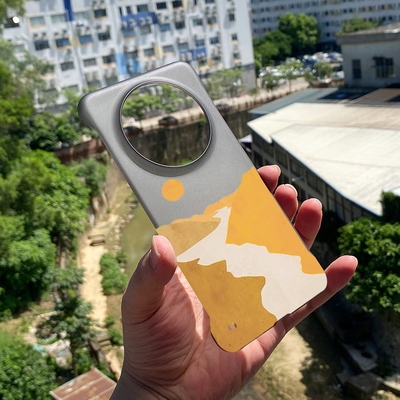 华为mate60mate40亚克力半包硬壳