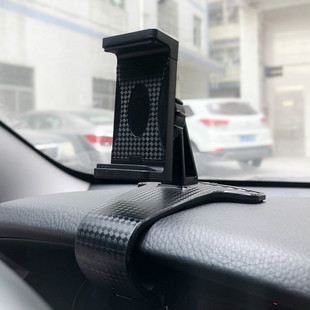 车载仪表台手机支架HUD平视卡扣式车常备可360度旋转手机导航支架